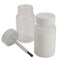 S&S Worldwide Refillable Glue/Paint Bottle with Attached Brush, Holds 2.7 oz. of Liquid (80ml), Resealable Screw-Top Keeps Liquid Fresh, Easily Portion & Dispense Paint or Glue , 3" Tall. Pack of 12.